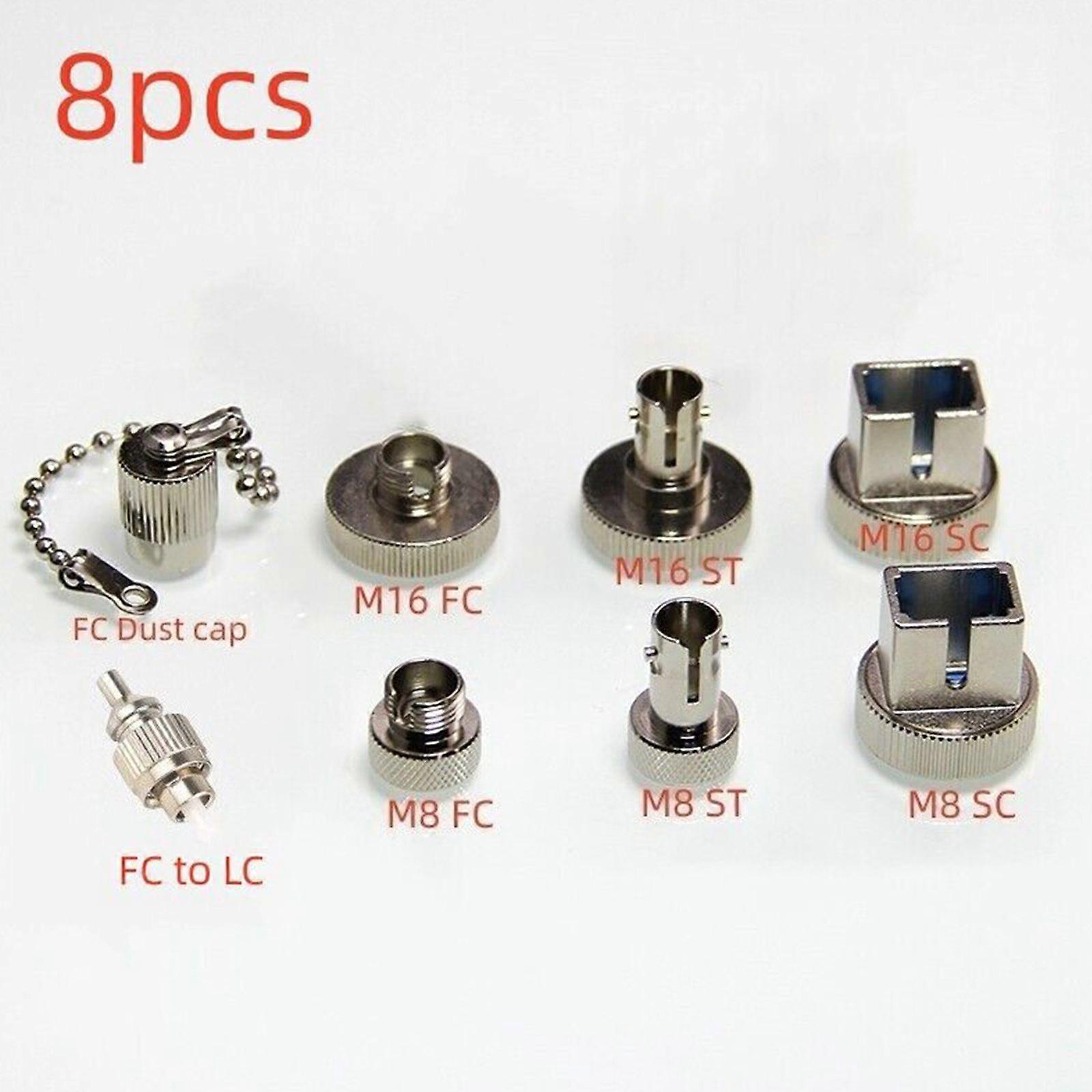 8 قطع مقياس الطاقة البصرية التبعي SC / FC / ST / LC محول الألياف محول الطاقة