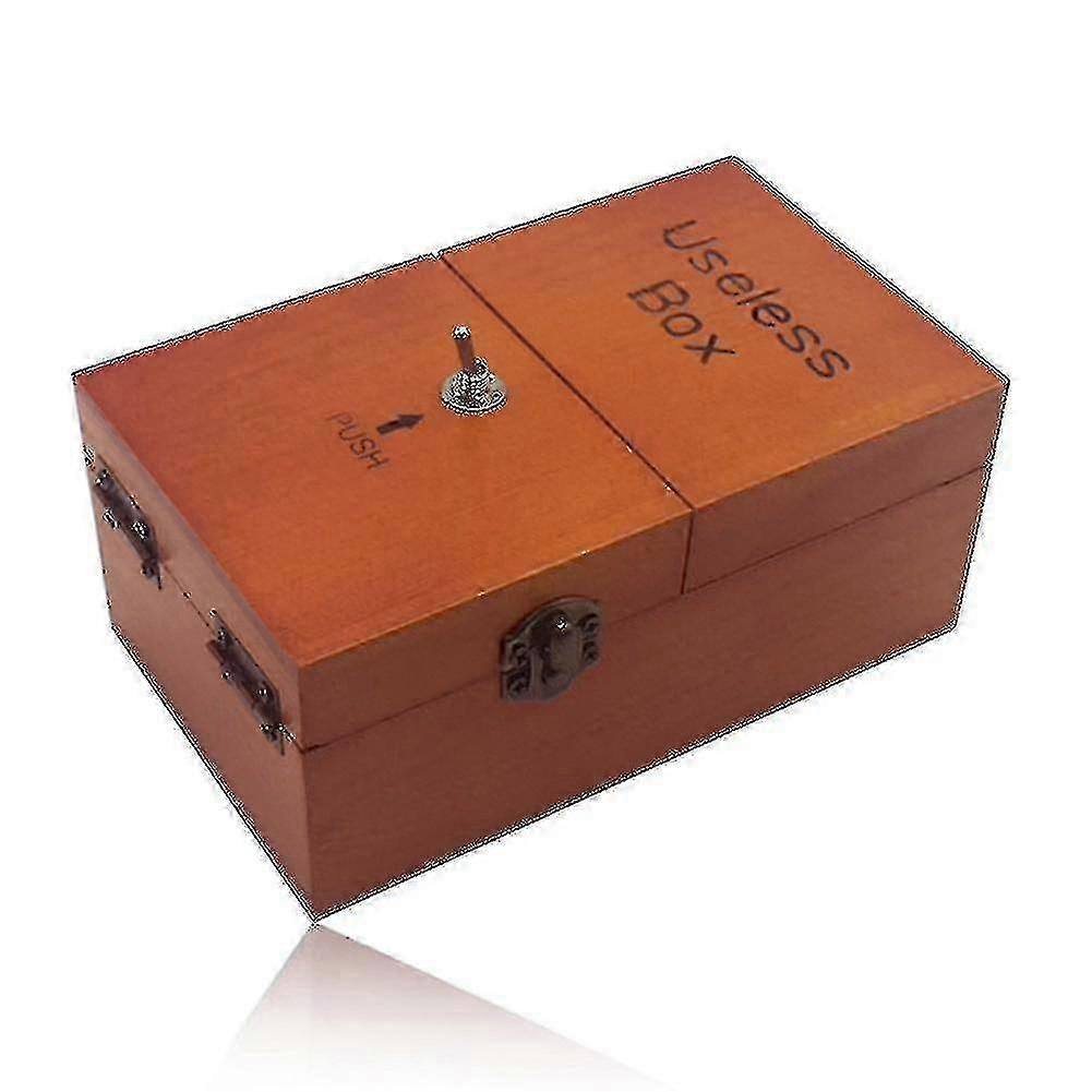 Electronic Useless Box Wooden Boy Girl Kid Interesting Pastime Machine Stress Reduction Funny Toy