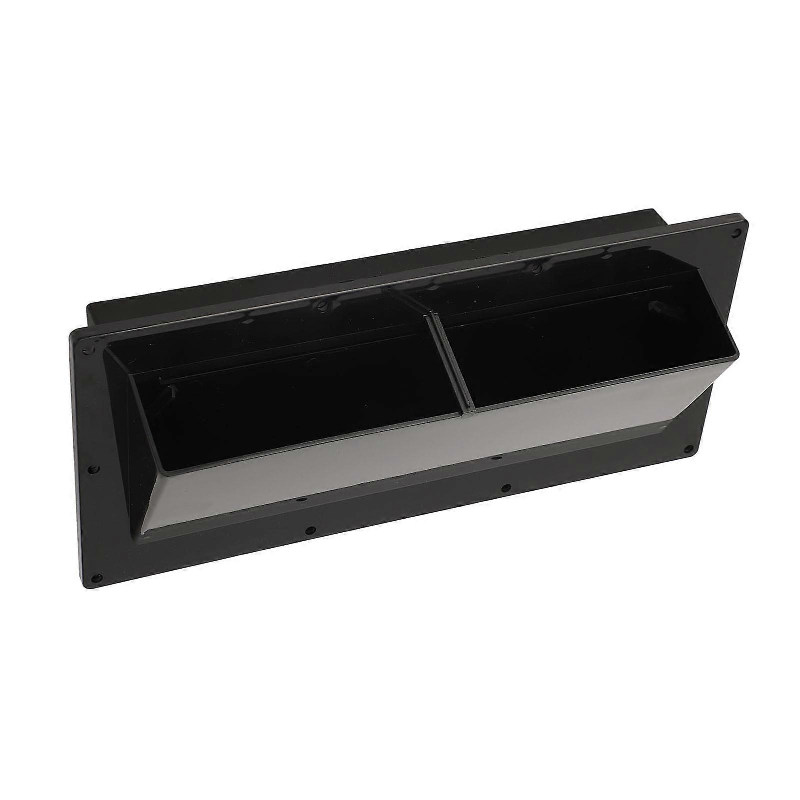 ABS Black Exhaust Vent Cover with Auto Wind Proof Damper Lockable
