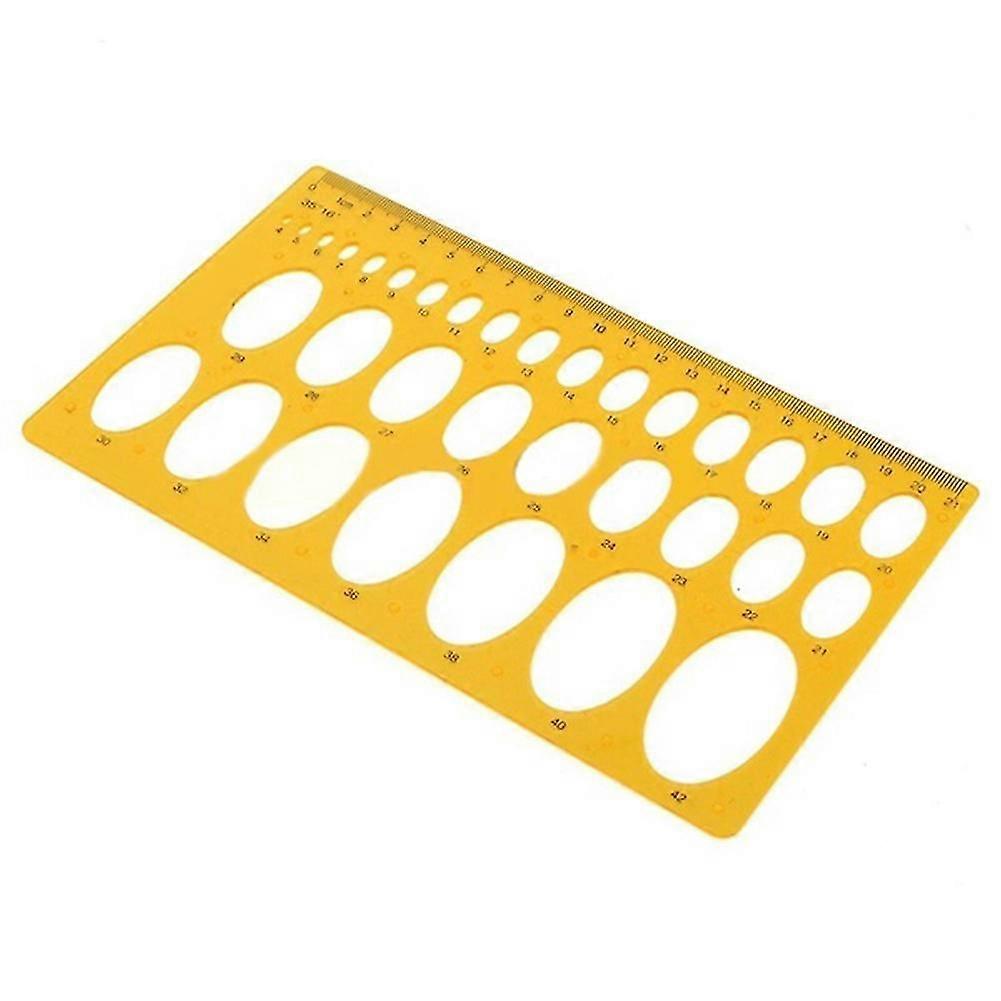 21cm/25cm Ellipse Drafting Drawing Stencil Mechanical Ruler Oval Round Template