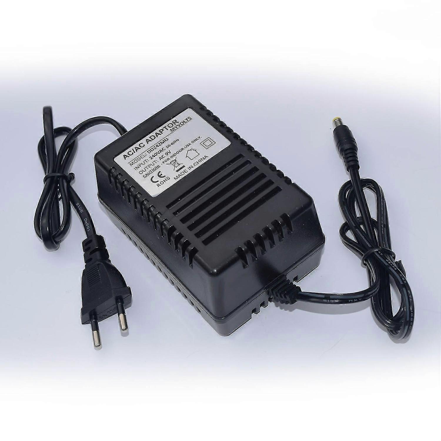 9V  replacement power supply compatible with Alesis MicroVerb 3 Effects processor