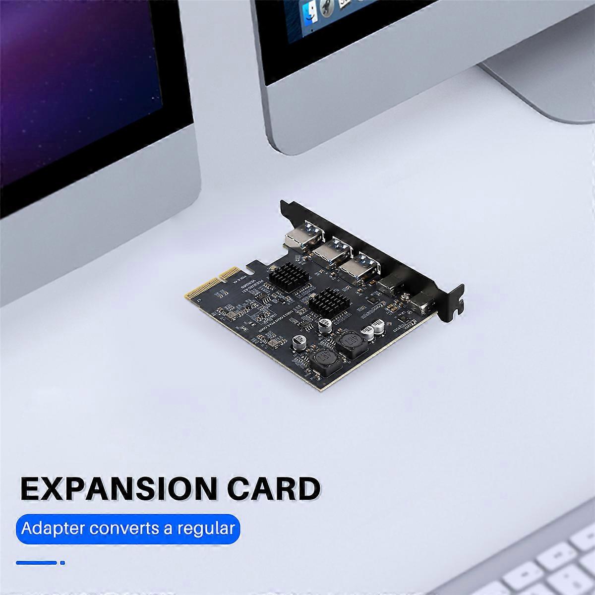 USB3.2 Expansion Card GEN2 10Gbps PCI-E 4X Adapter Card,A