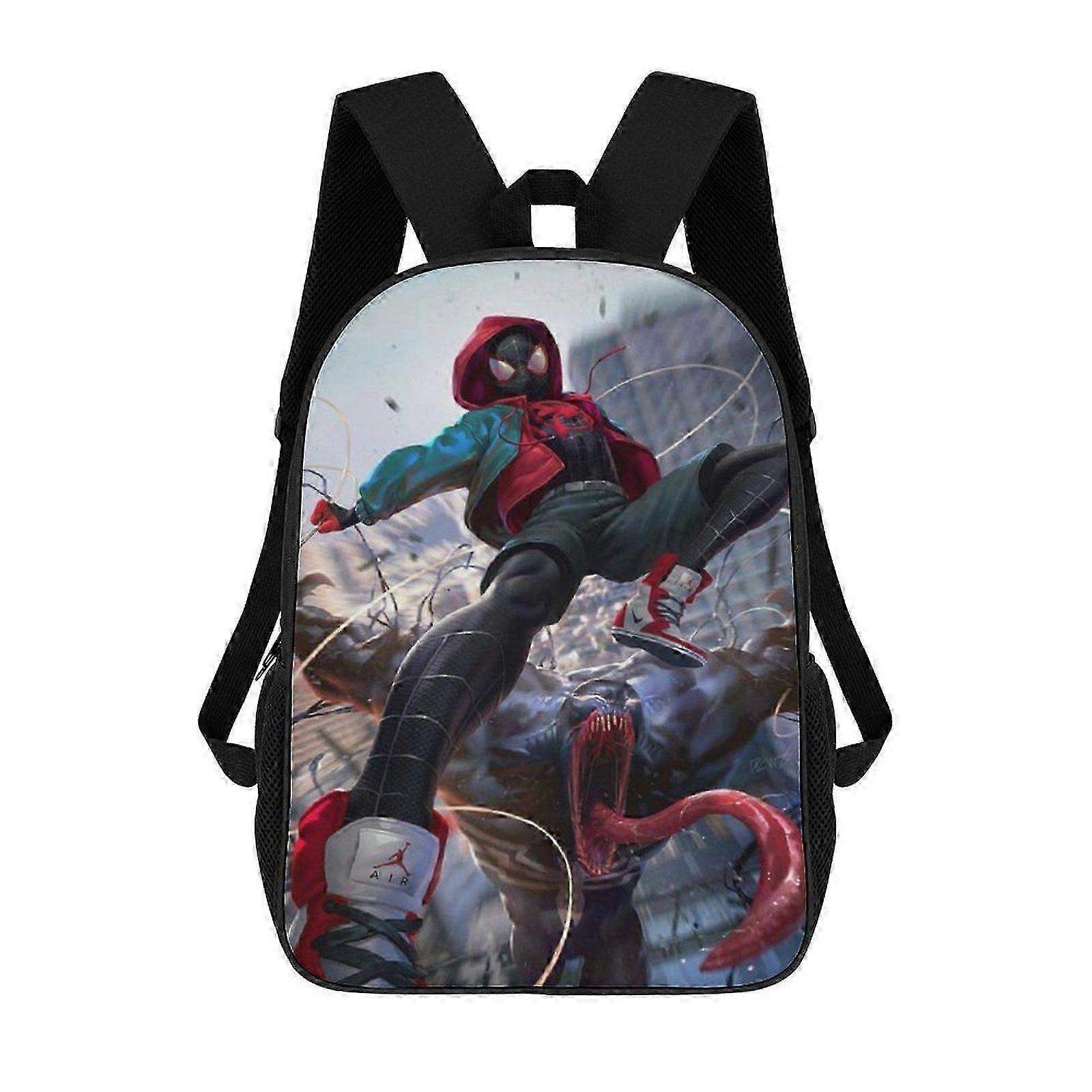 i2223 Miles Morales Backpack Shoulders DaypackBag Work Travel Classic Unisex Backpack kli2223