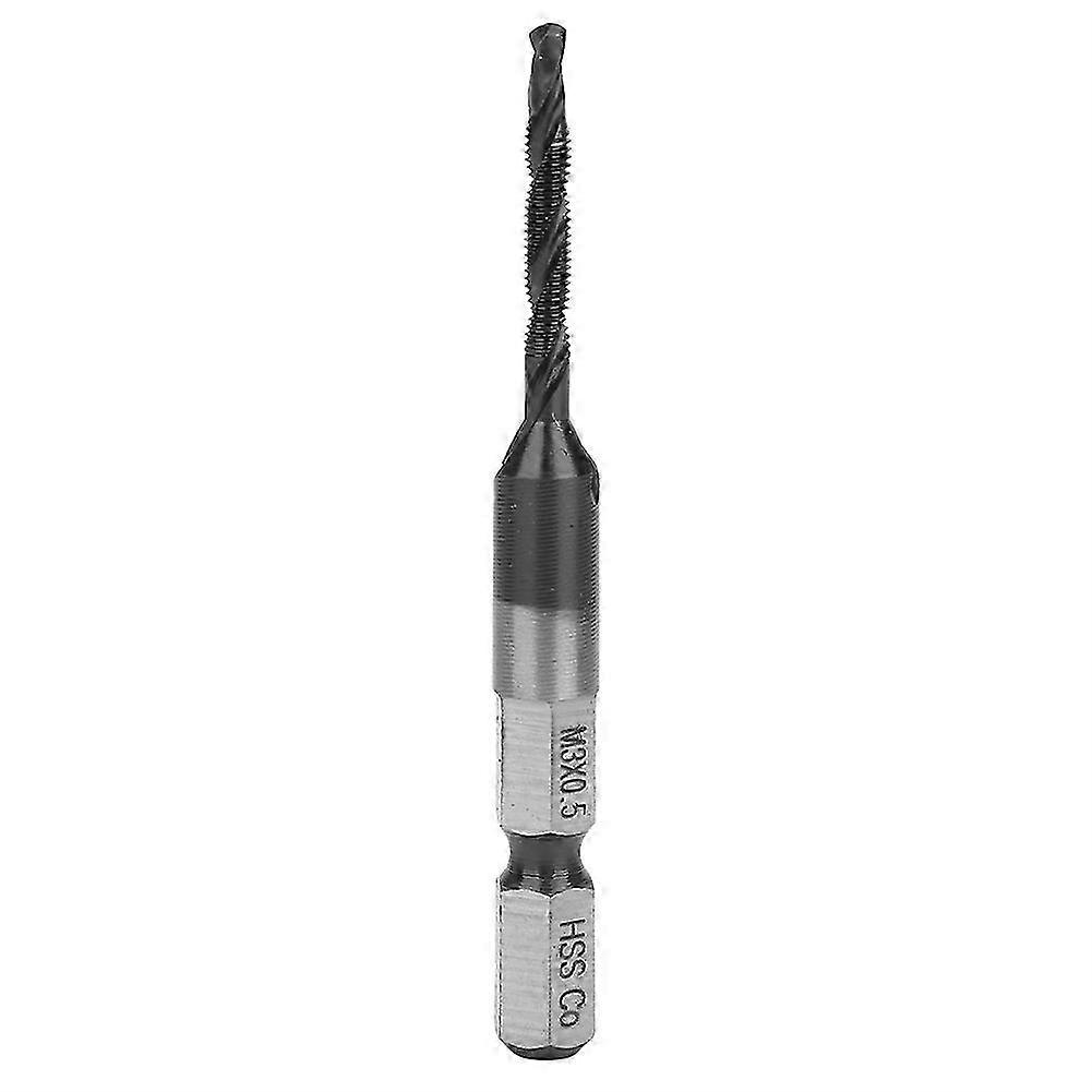Multifunctional Compound Tap Screwdriver Drilling and Tapping Integrated Dril Bit SetM3 X 0.5 (TIAIN)