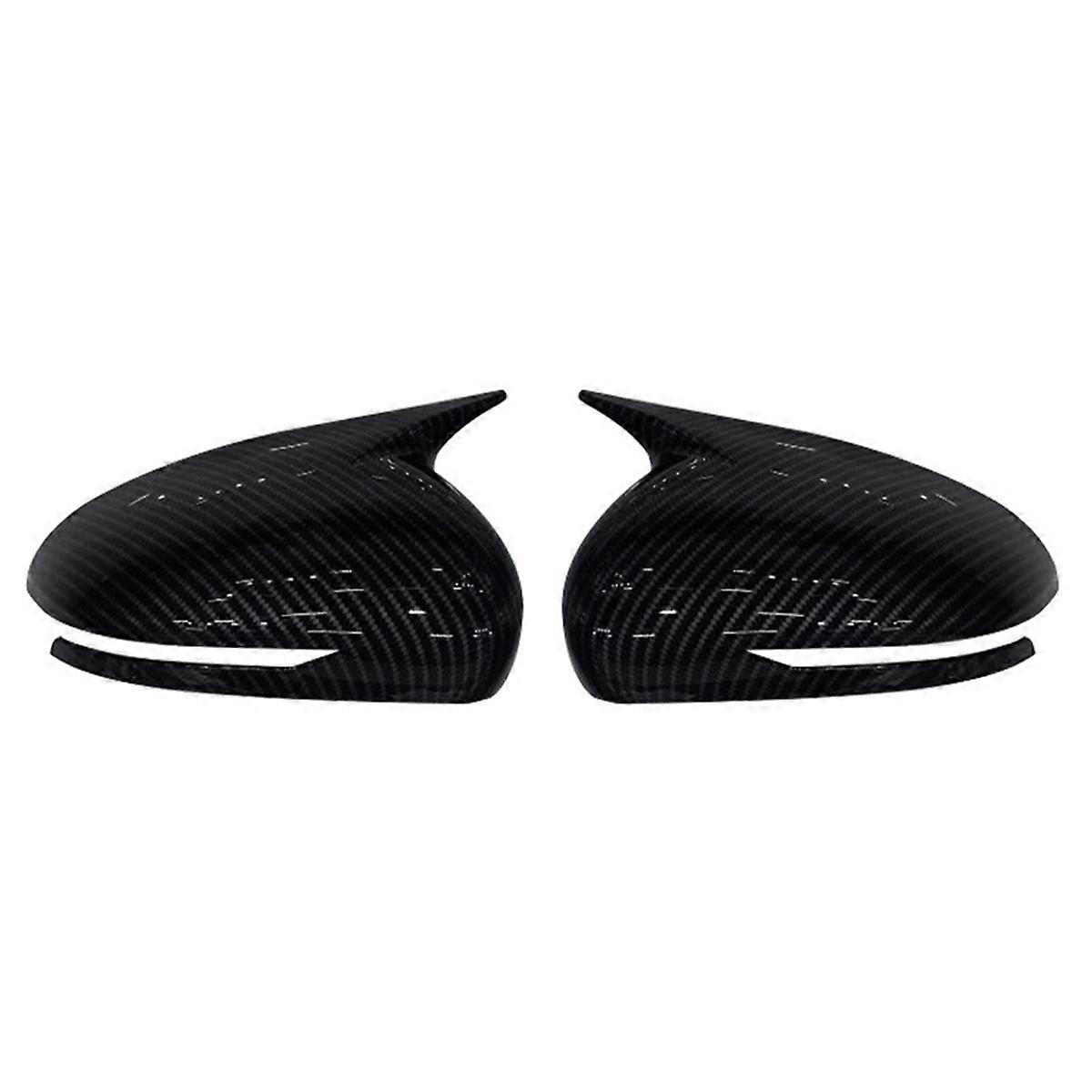 Car Rearview Side Mirror Cover Wing Cap Exterior Door Housing Shell Trim for G70 2017-2023 Carbon F