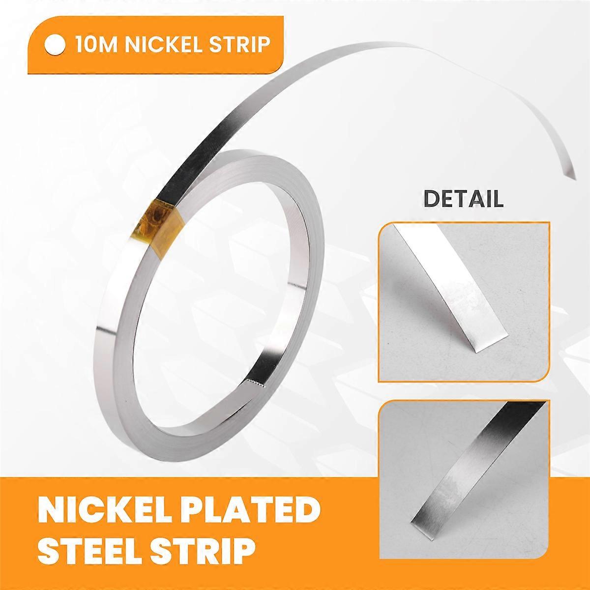 10M 18650 Li-Ion Battery Nickel Sheet Plate Nickel Plated(0.1X5X10M)