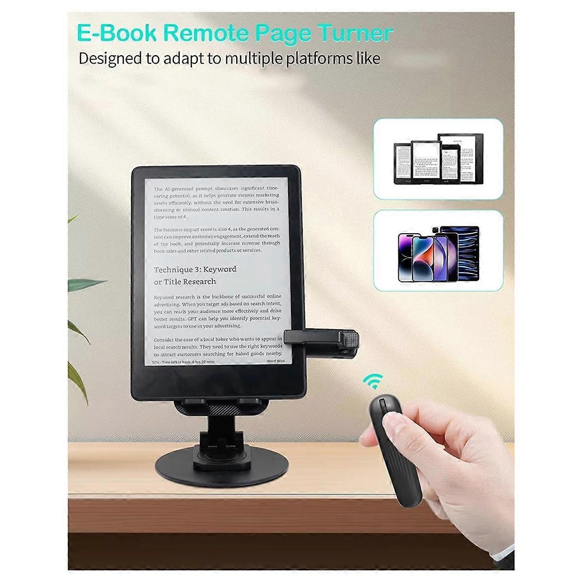 New Design Remote Control Page Turner for Camera Video Recording