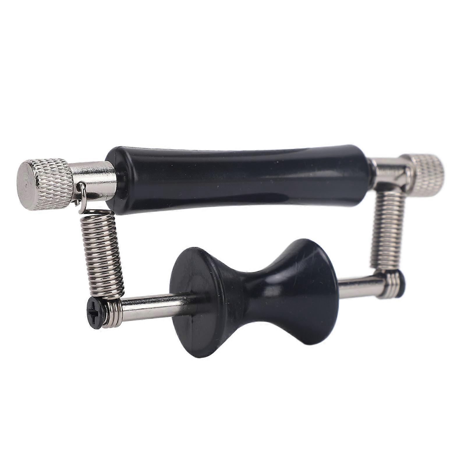 Universal Sliding Capo for 4 - 6 String Guitars, Soft Rubber & Stainless Steel