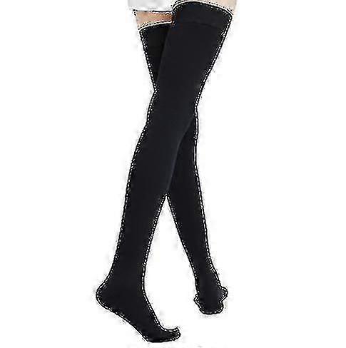 גרבי דחיסה לנשים גברים, 20-30mmhg גרבי דחיסת ירך לירך עבור דליות וריד רגליים נפוחות נסיעות בהריון