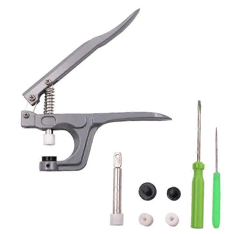 T3/T5/T8 Plastic Button Installation Tool Set Manual Button Press Machine Resin Clothing Button Press Tool for Adults