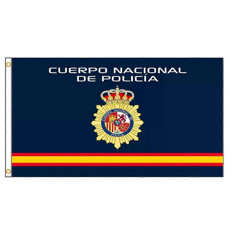 3x5ft Flagge der spanischen Nationalpolizei
