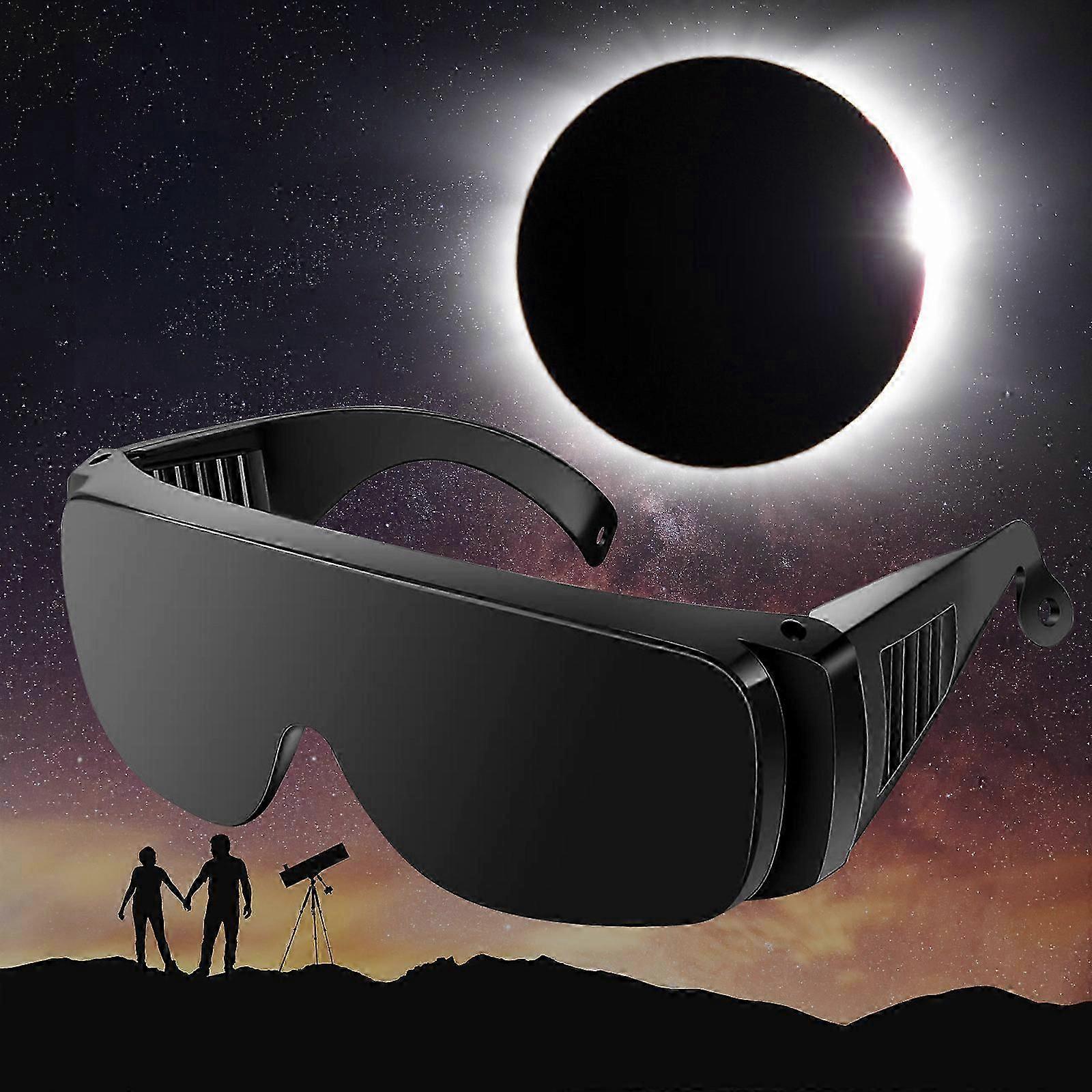 Lunettes d’éclipse haut de gamme, lunettes solaires 2024 approuvées par l’AAS, film HD, image solaire nette