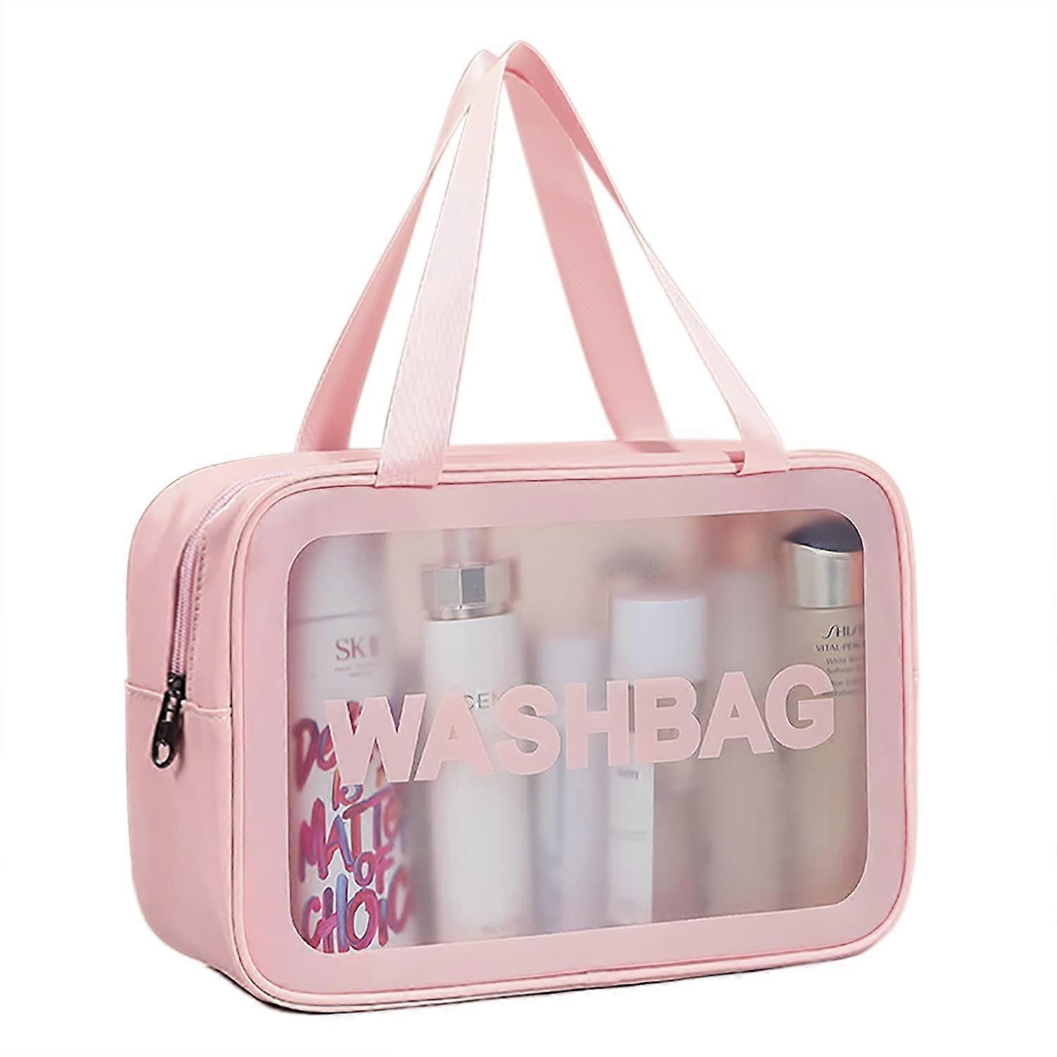 Matte Translucent Travel Toiletry Bag for Travel