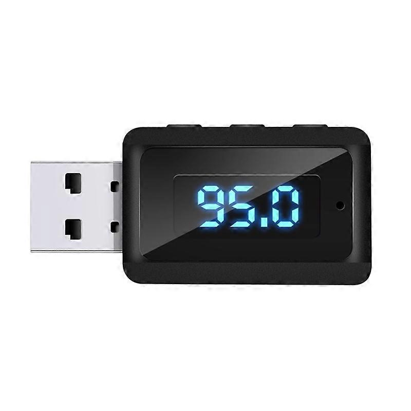 Bluetooth Earphone T60 Bluetooth 5.3 Audio Receiver Transmitter Car Radio USB FM Bluetooth Receiver T60 2 in 1