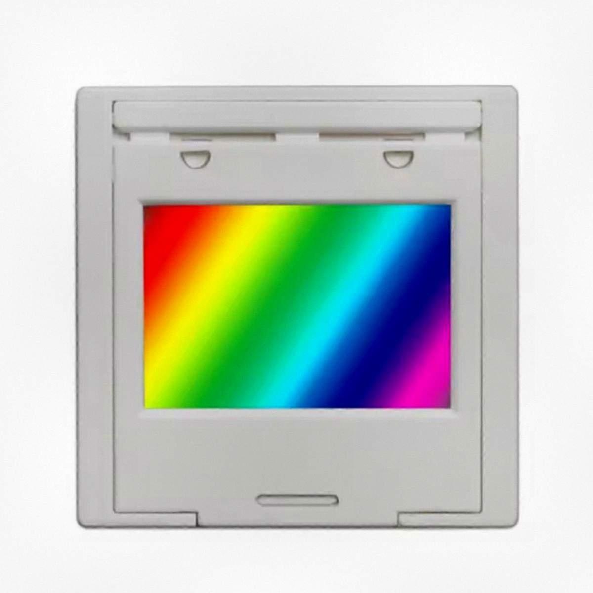 Optical Diffraction Grating with Frame for Spectrophotometer Experiments in Physics Teaching