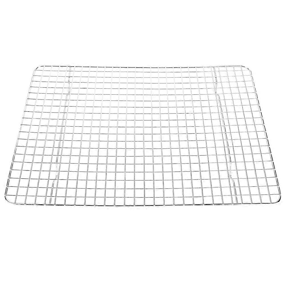 42.8x30x2cm Stainless Steel Barbecue Rack Rectangular Grid Cooling Rack Baking Accessories
