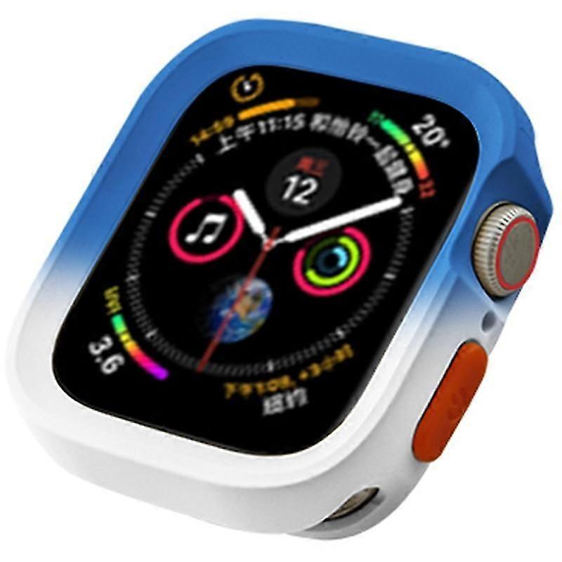For Apple Watch Series 4 / 5 / 6 / Se / Se (2022) 40mm / 7 / 8 / 9 41mm Dual Color Tpu