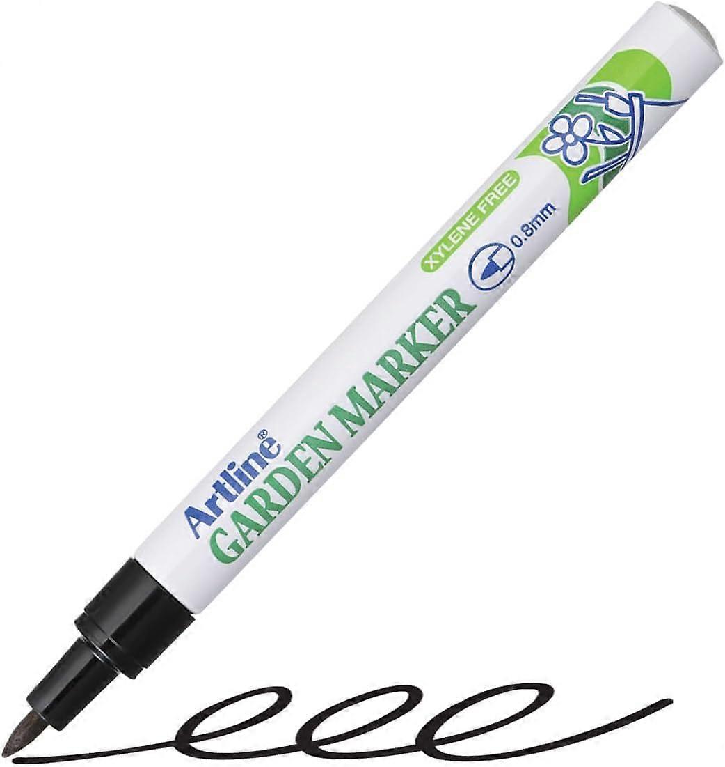 Garden Sign Permanent Marker 0.8mm Tip Black Ink