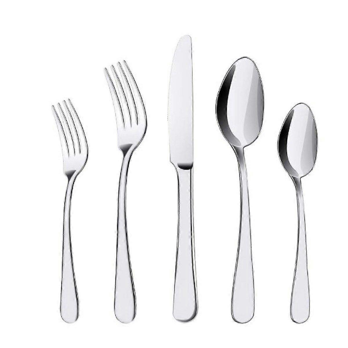 Flatware Set, Stainless Steel Cutlery Set, Service for 4, Knife/Fork/Spoon