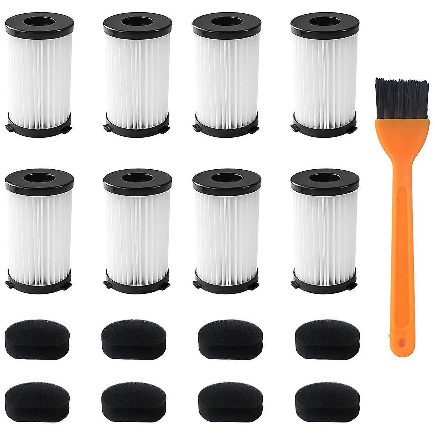 Replacement Filters for D600 and Handyforce Vacuums RBT 2761 RBT 2759 Includes 8 Filters + 8 Foam Fi