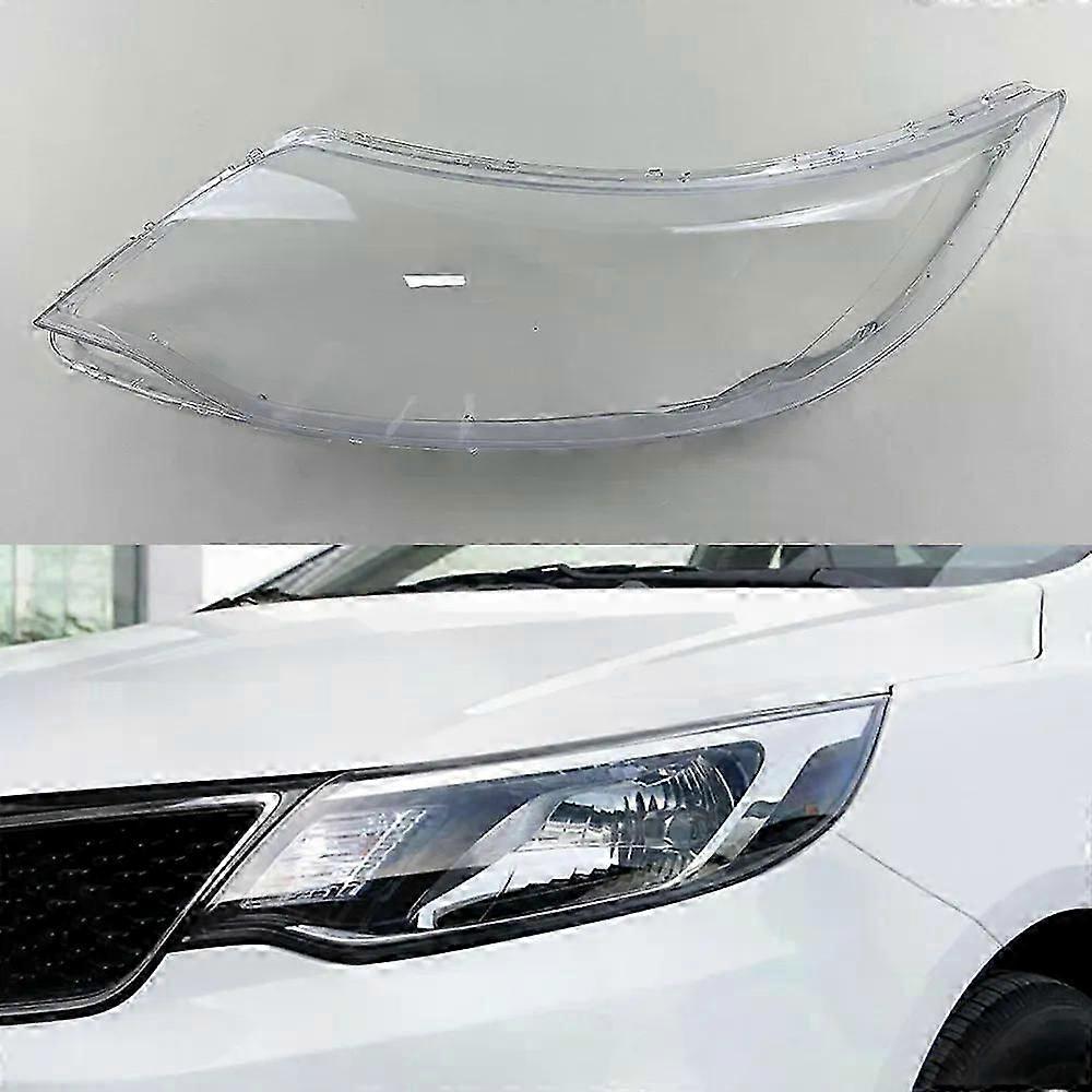For Kia K2 2014 2015 Headlamp Transparent Cover Lamp Shade Headlight Shell Lens Plexiglass Replace Original Lampshade