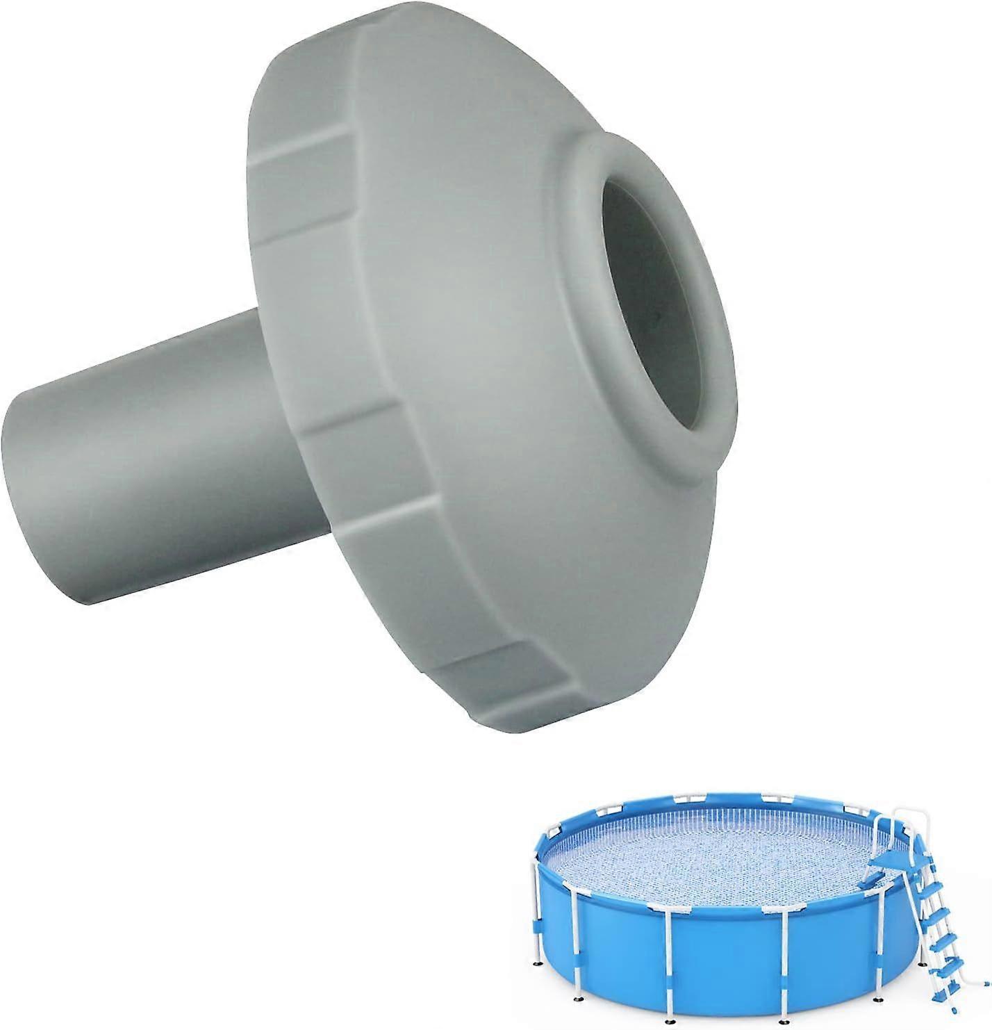 Swimming Pool Discharge Nozzle with Small Strainers, Rotating Swimming Pool Inlet Nozzle, Ideal for Above Ground Swimming Pool Accessories 2.7 * 8.5