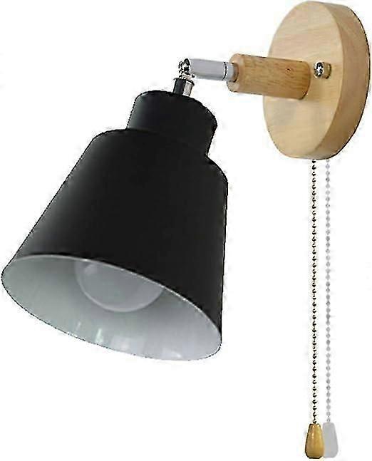 Luminárias de parede com interruptor de cordão E27 para quarto