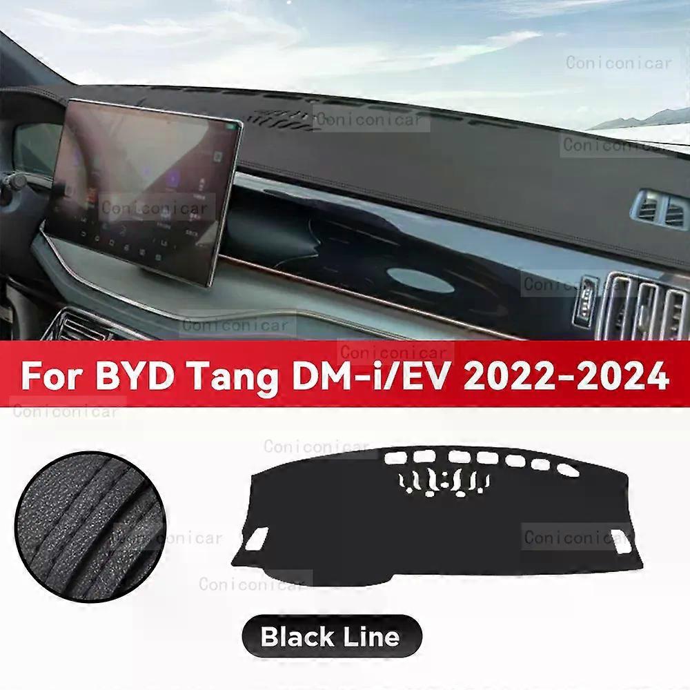 Dashboard Cover Mat Protective Pad For BYD TANG DM-i EV 2022-2024 Car Accessories Dash Board Sunshade Anti-UV Carpet Dashmat