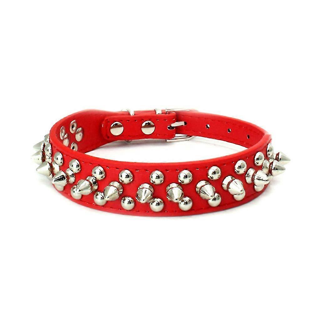 Adjustable Leather Dog Collar