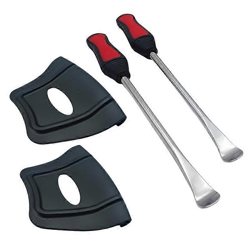 Motorcycle Tire Removal Installation Rim Protector+Pry Bar