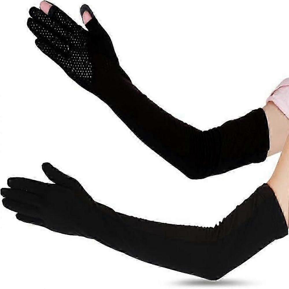 Women's Sun Protection Driving Long Gloves