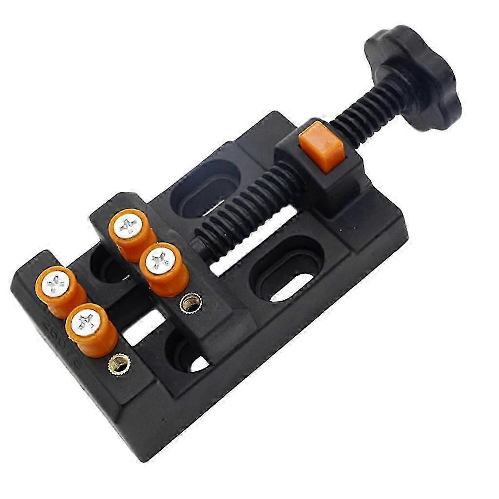 Mini Bench Clamp Micro Drill Press Vice Fixed Clip Flat Vise Carving Holder Tool