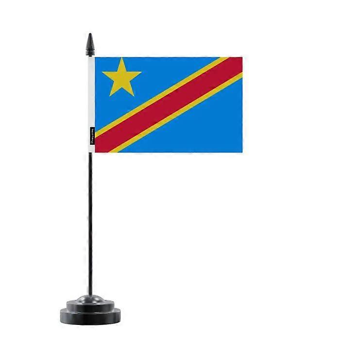 Table Flag Democratic Republic of Congo 14 x 21 cm