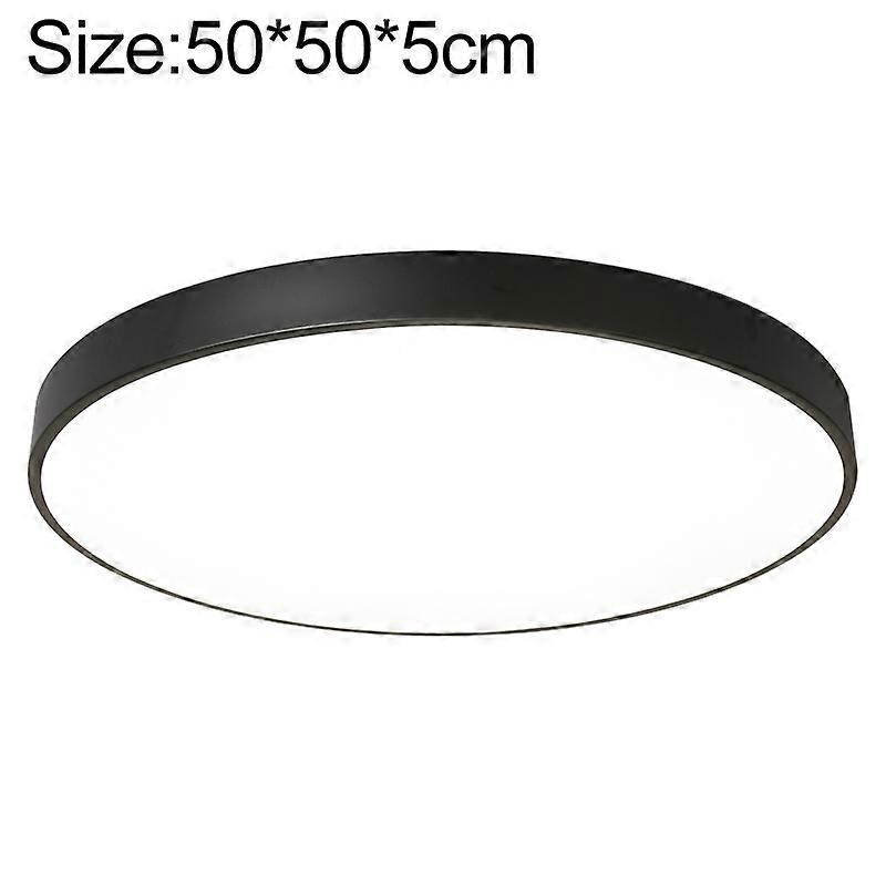 Macaron LED Round Ceiling Lamp, 3-Colors Light, Size:50cm