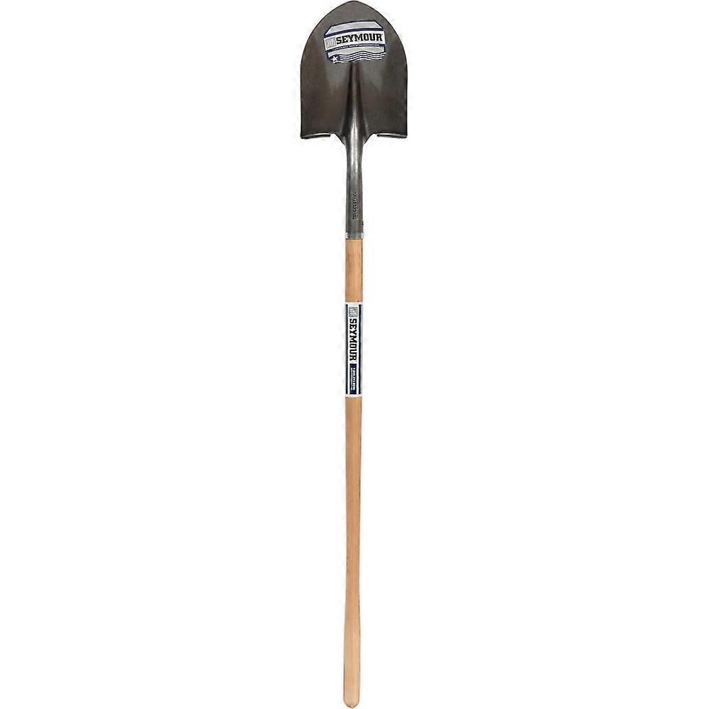 SV-LR20 Round Point Shovel 48-Inch Hardwood Handle Professional Grade Garden Tool Heavy Duty Digging Implement