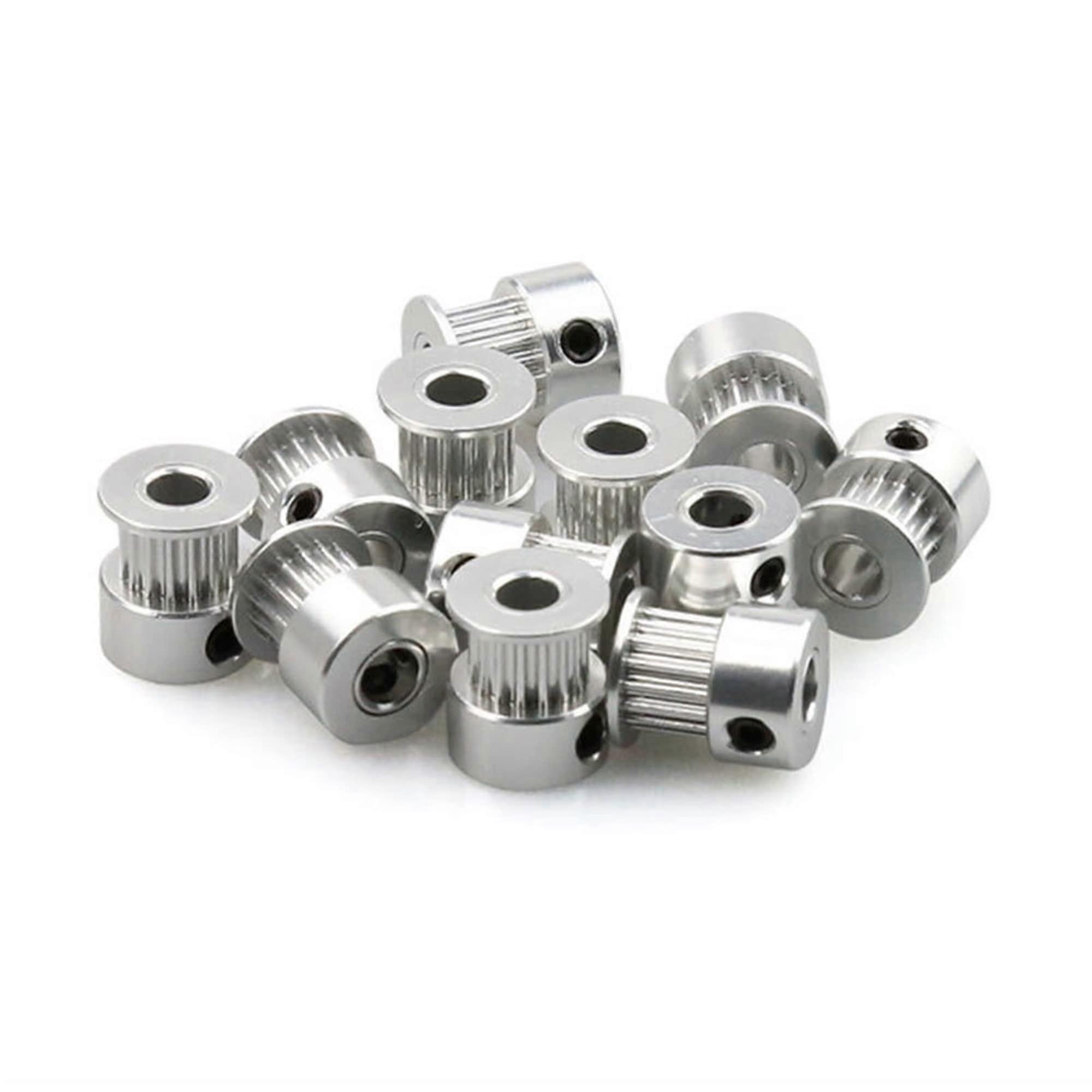 Lfang GT2 Timing Pulley 16 Tooth Aluminum Synchronous Wheel Gear 20T Bore 5mm 8mm for 6mm 10mm Width Applications