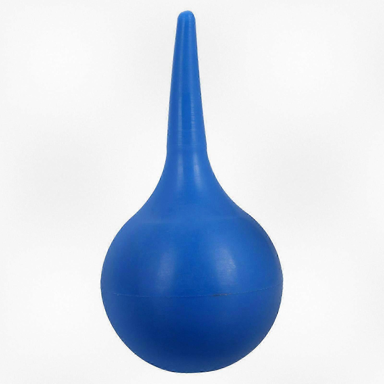 90ml Rubber Suction Ear Bulb - Handheld Ear Washing Squeeze Bulb Tool for Safe Ear Wax Removal for Adults and Kids - Blue