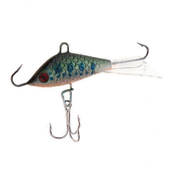 4X Fiskeri Lure Topwater Flydende Hard Bait Balance med diskant / enkelt krog