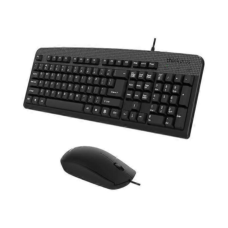 Lenovo Thinkplus USB Wired Office Keyboard And Mouse Set KM130 Pro