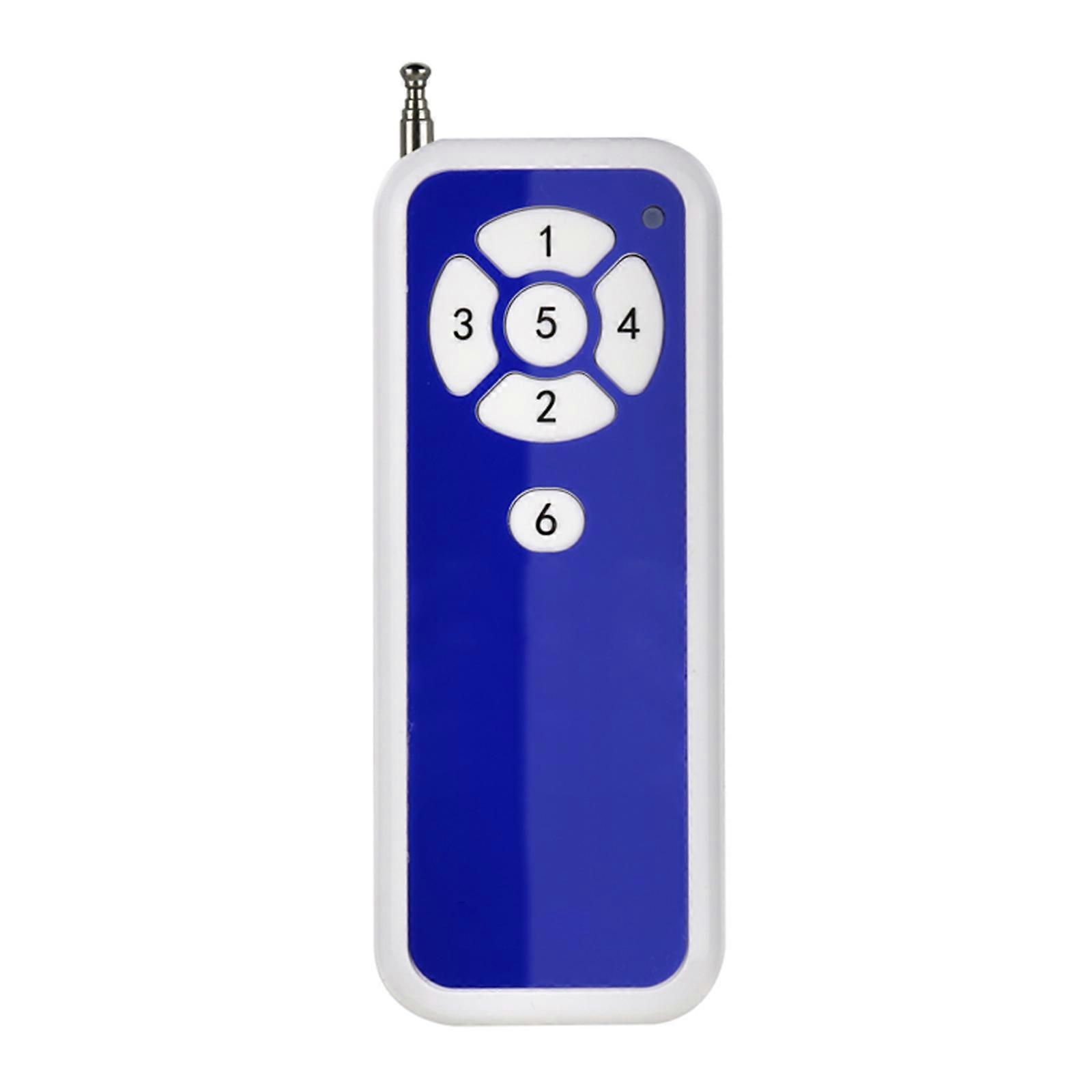 5CH Door Opener 5 Button Key Programmable Learning Code Remote Control 433/315MHz Frequency for Lighting Door Access  Blue