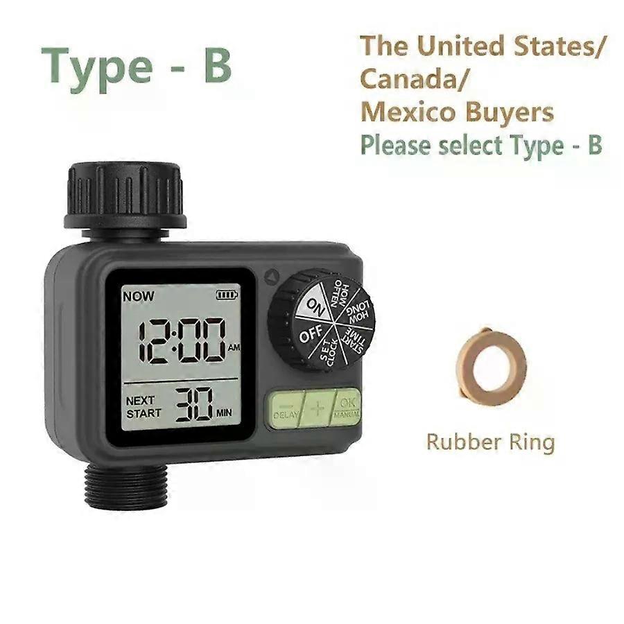 Timing System Outlet Water Timer Precisely Watering Up Outdoor Automatic Irrigation Fully Adjustable Program Watering Timer