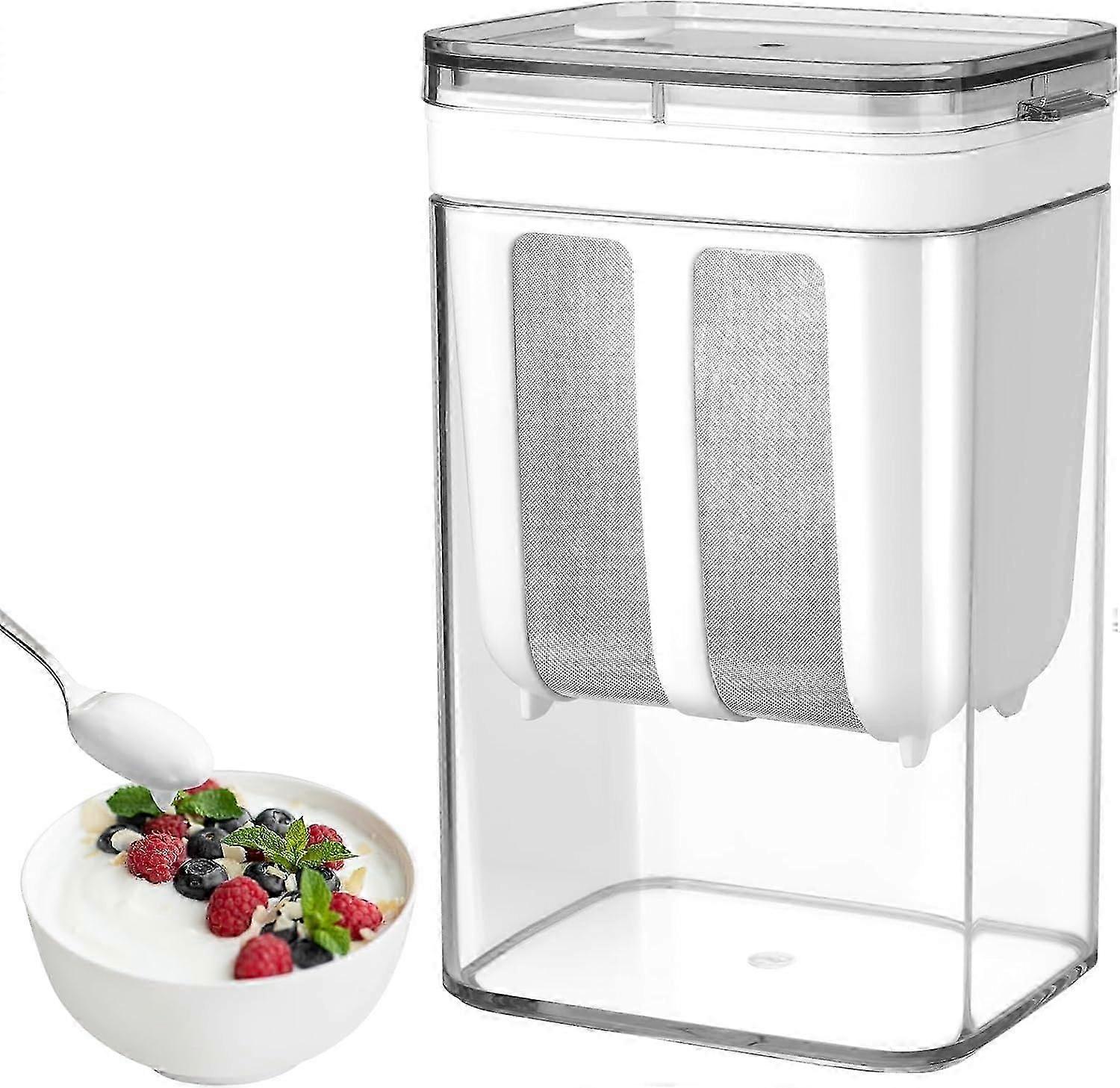 Greek Yogurt Strainer, Fine Mesh Sieve for Rice Tea Juicing, 1100ML Reusable Kitchen Tool