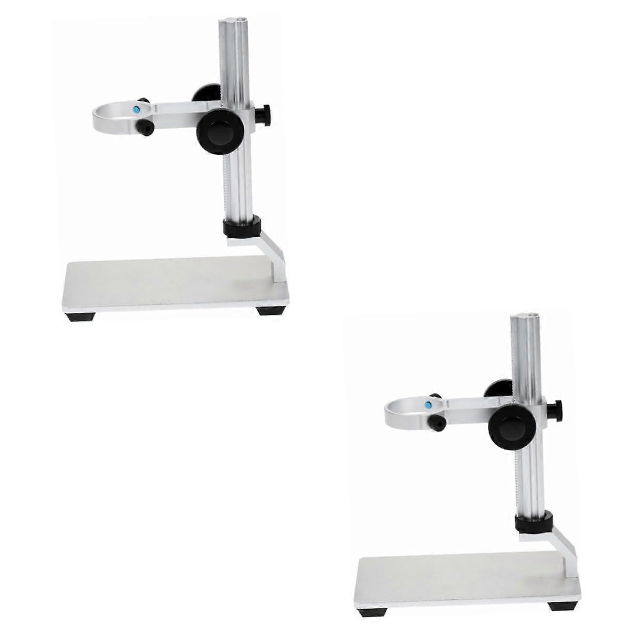 Digital Microscope with USB Connectivity and Aluminum Alloy Support Bracket, 2-Pack Mini Camera Gadgets, Silver