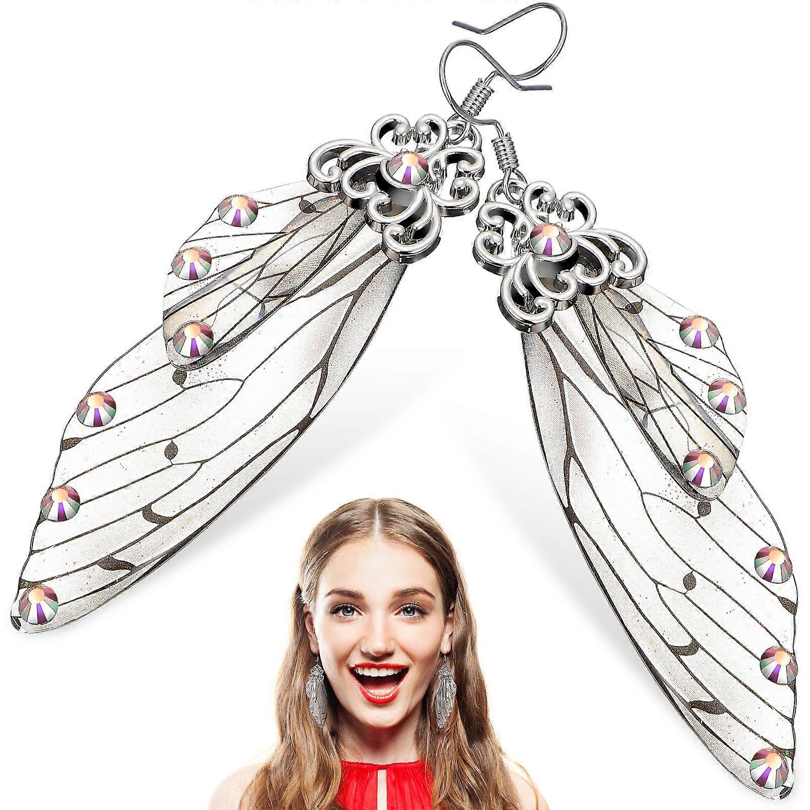 Versatile Butterfly Wing Dangle Earrings, Enhancing Any Look