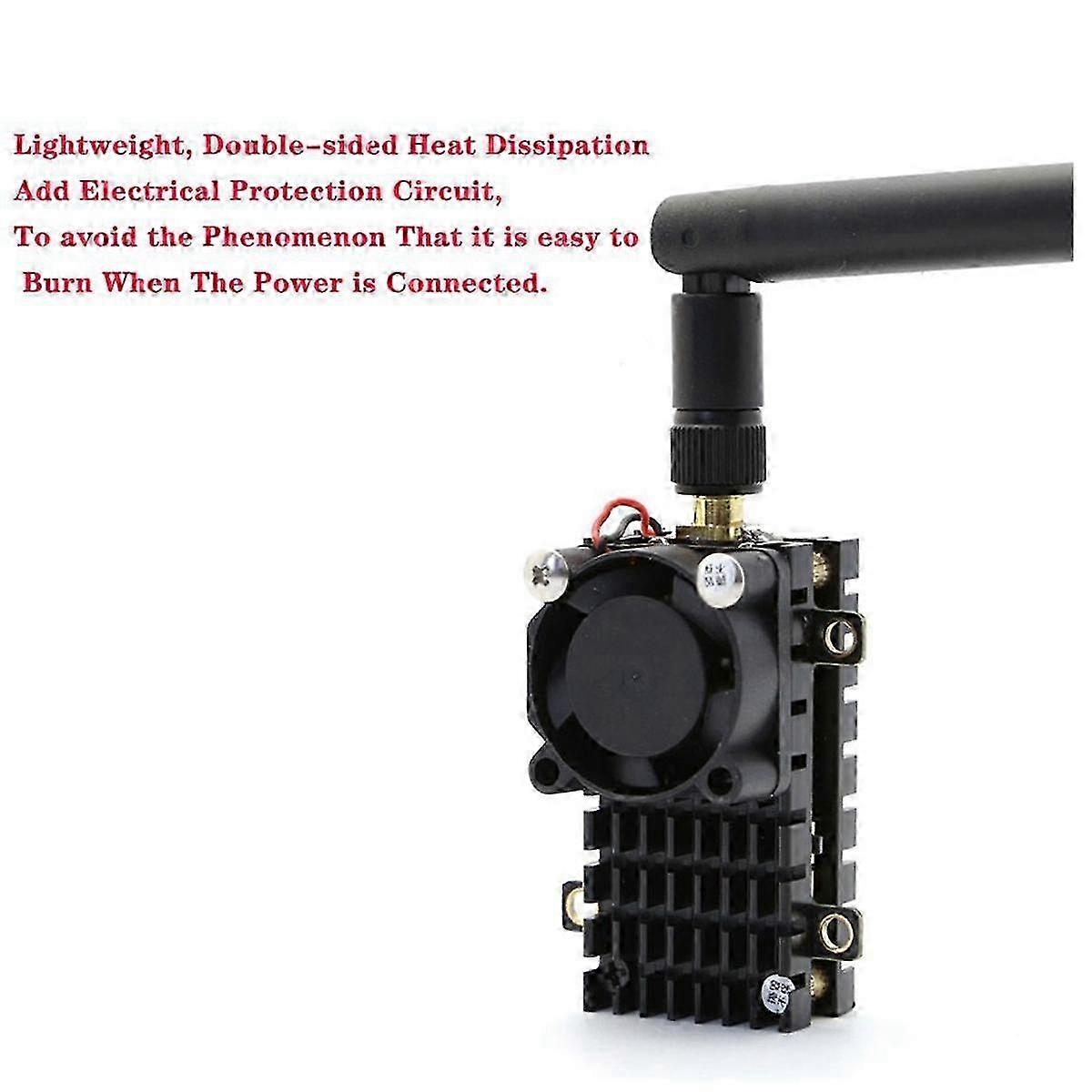 5.8Ghz 2W FPV Wireless Transmitter TS582000+Wide Angle FPV Camera Over 20Km Range 5.8G 2000MW Video
