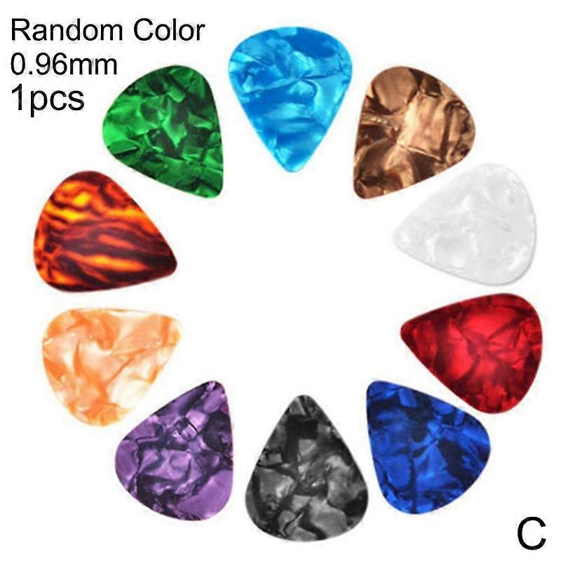 0.96mm(C)$Random Color Universal Guitar Pick Pick Shrapnel Guitar Popular Pick