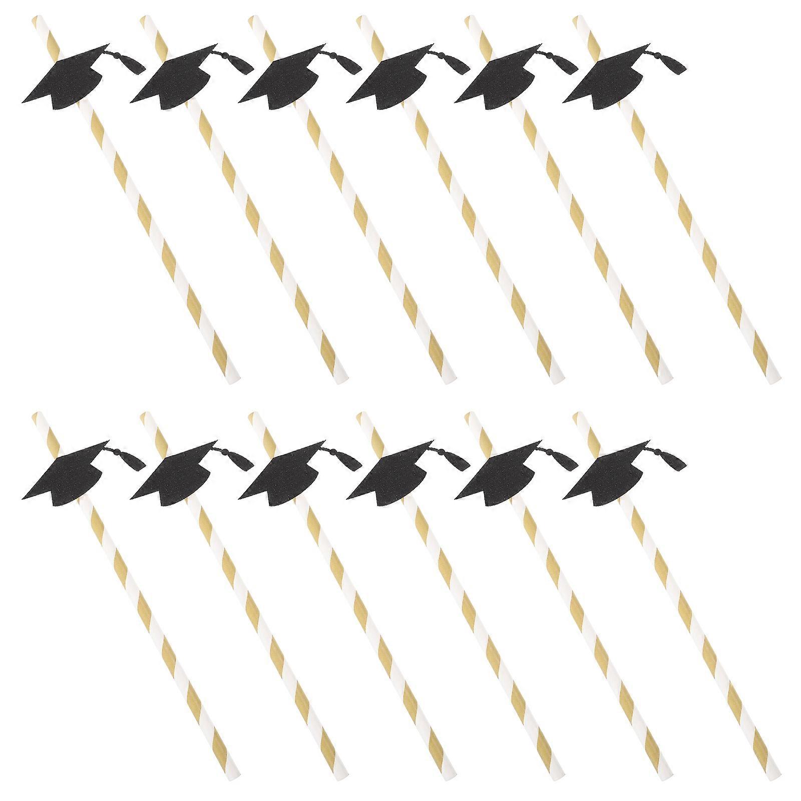 Decorative Graduation Straws Adding Elegance to Special Events