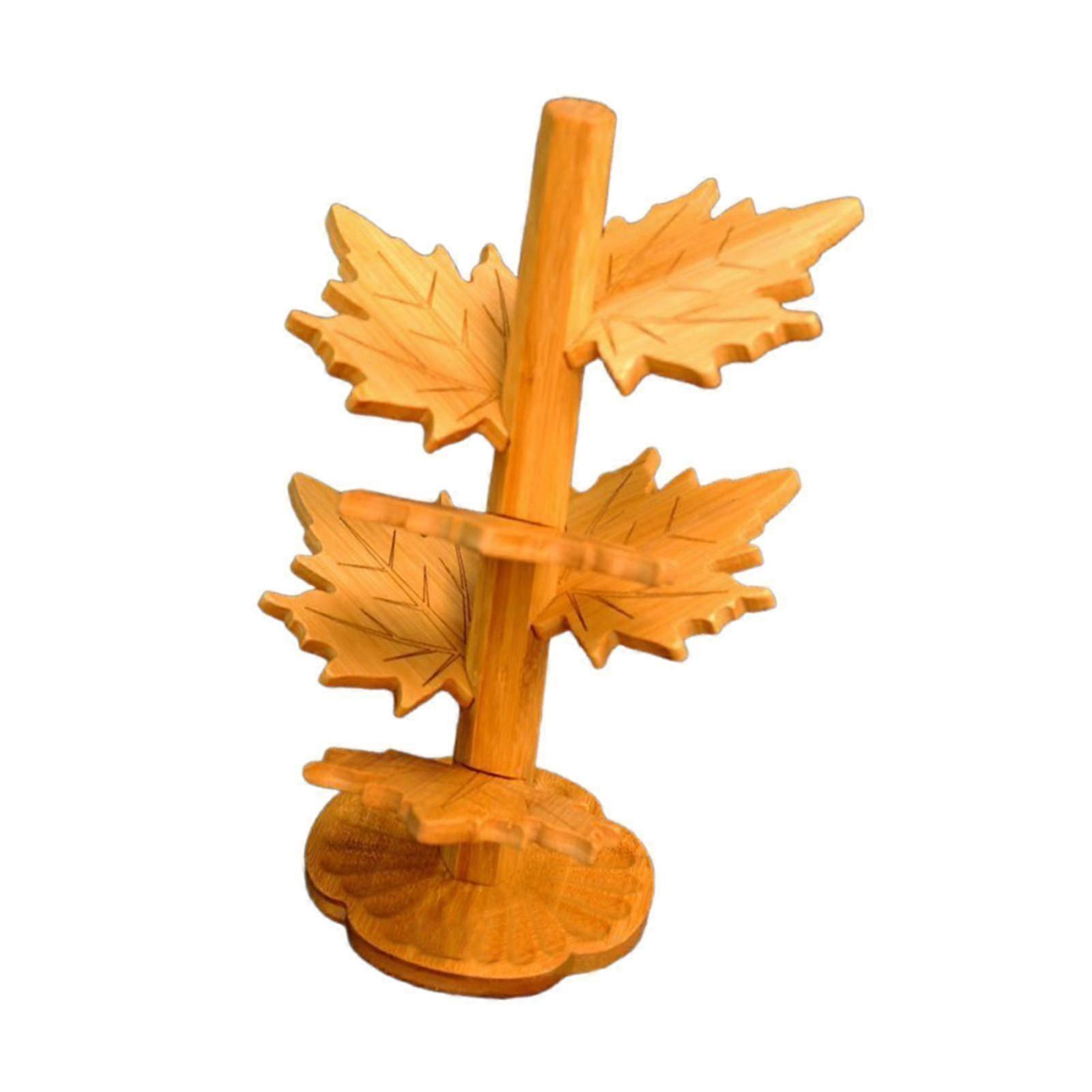 6PCS Fall Leaf Coasters Square Base Optional Tree Shape for Restaurant Fridge