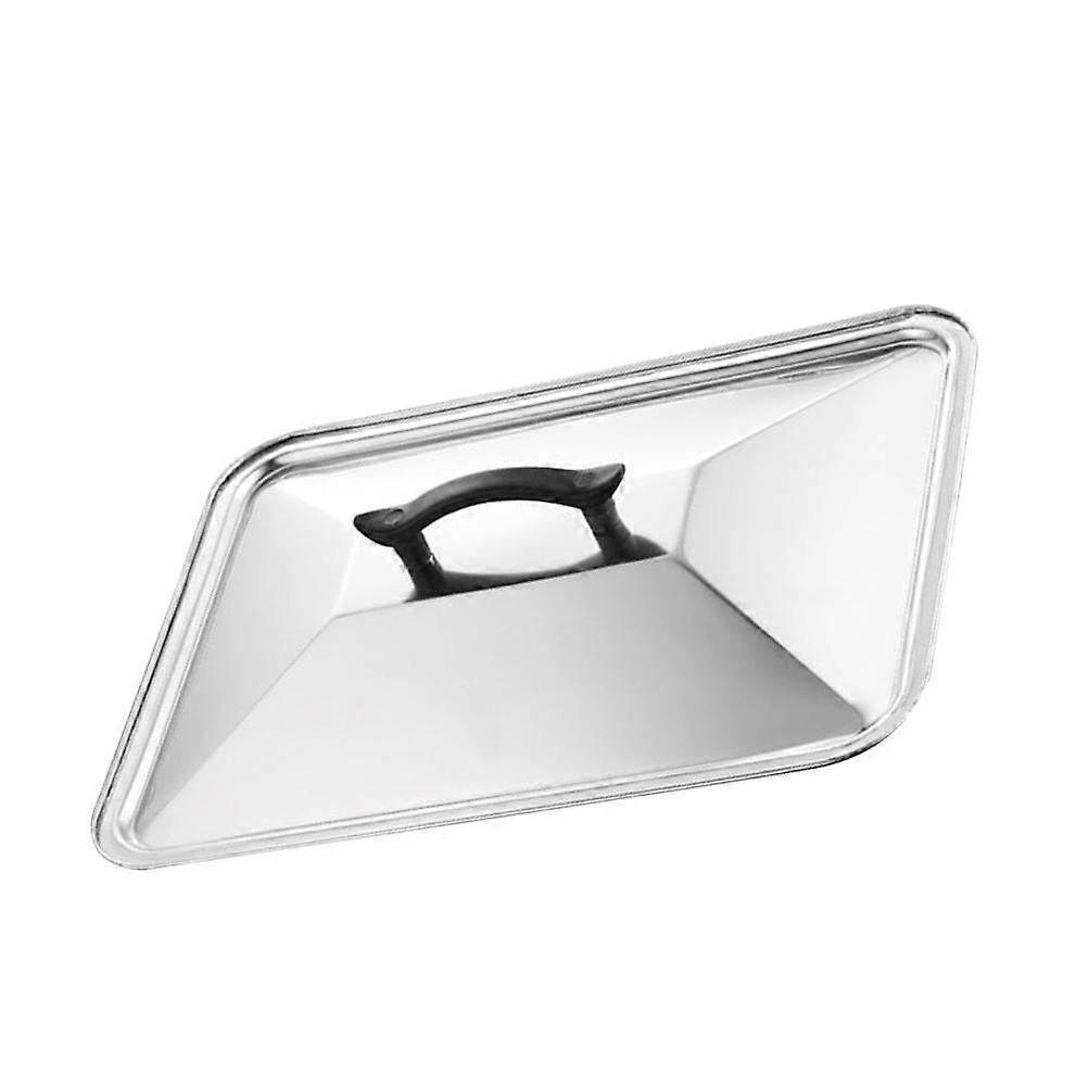 Stainless Steel Pot Lid Oil Splash Guard Cover for Kitchen Cookware – Efficient Steam Retention, Elegant Design for Home and Restaurant Use