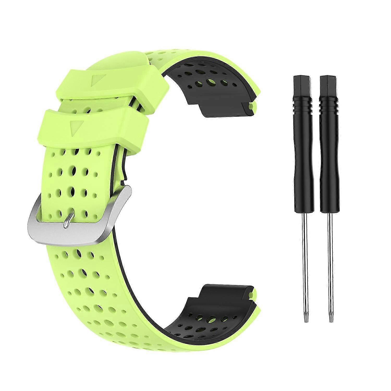 Two Color Watch Strap Bracelet Wristband Replacement for Garmin Forerunner 735XT 620 630 220 230 235 [jkw]